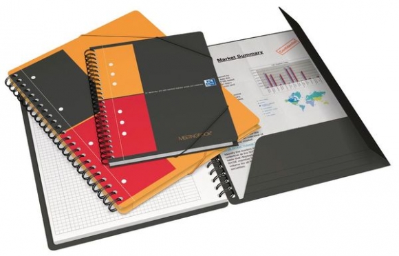 Meetingbook, A5+, kariert 5 mm, 80 Blatt, 80g/qm, 10fach gelocht,
