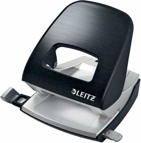 NeXXt Series Style Bürolocher satin schwarz, Stanzleistung 30 Blatt,