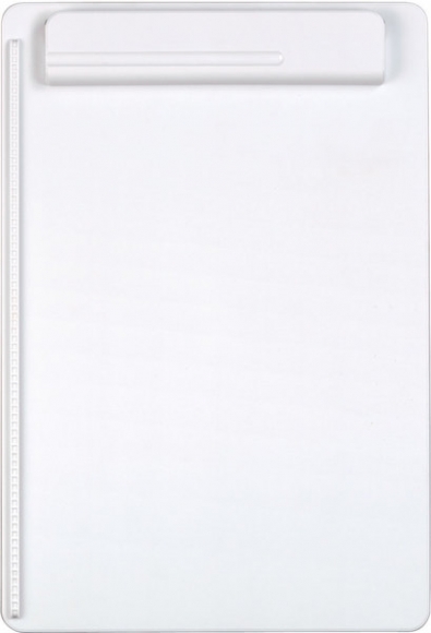 Schreibplatte Go A4, weiß uni Kunststoff, Papieranschlag links