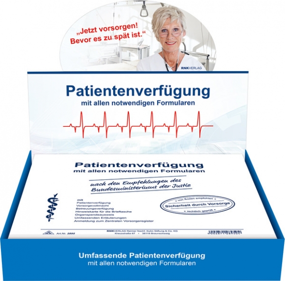 Patientenverfügung mit Betreuungs- verfügung und Vorsorgevollmacht