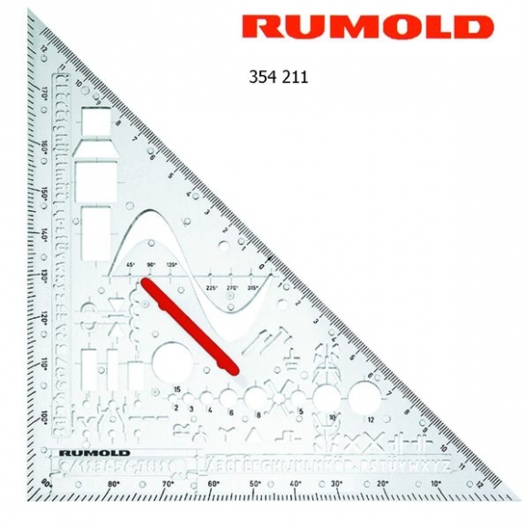 Rumold Techno-Dreieck Elektro für Feinminenstift 0,5mm, Griff abnehmbar