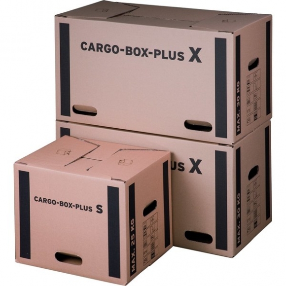 Cargobox braun, PLUS S, mit Griff- löcher, Innenmaß: 400x320x320 mm