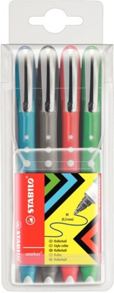 Stabilo bionic worker colorful 4er Etui, nicht nachfüllbar, 0,5mm