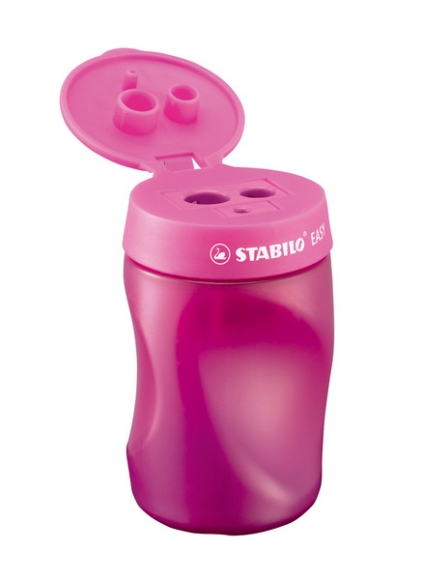 Stabilo Easy Dosenspitzer 3 in 1, für Linkshänder, pink