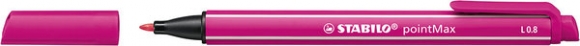 Filzschreiber pointMax rosarot, 0,8mm Strichstärke, Nylonspitze, Kappe