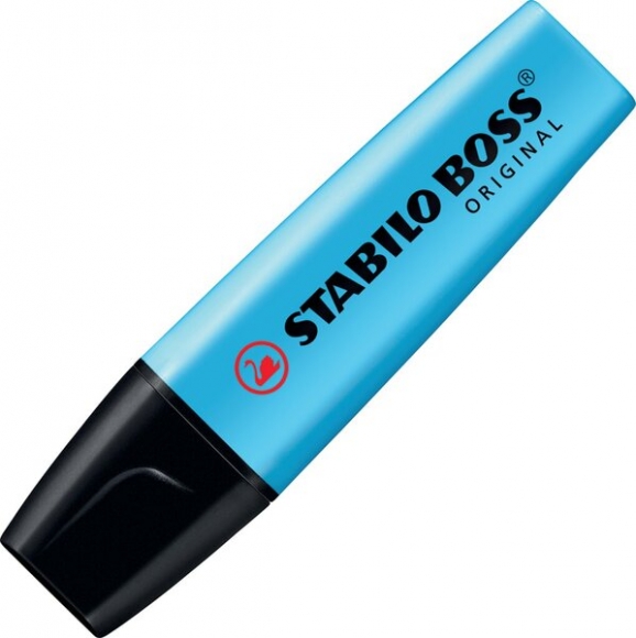 Textmarker Stabilo Boss Original 2-5mm blau nachfüllbar