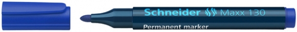 Schneider Permanentmarker Maxx 130 Rundspitze 1-3mm, blau
