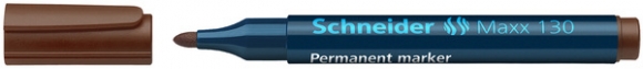 Schneider Permanentmarker Maxx 130 Rundspitze 1-3mm, braun