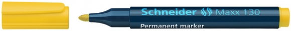 Schneider Permanentmarker Maxx 130 Rundspitze 1-3mm, gelb