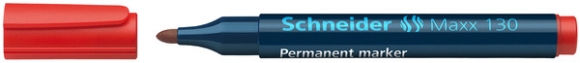 Schneider Permanentmarker Maxx 130 Rundspitze 1-3mm, rot