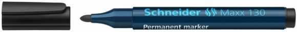 Schneider Permanentmarker Maxx 130 Rundspitze 1-3mm, schwarz