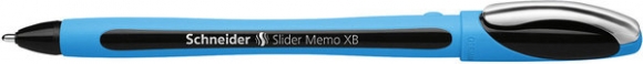 Kugelschreiber Slider Memo XB schwarz, Visco Glide