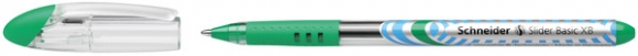 Kugelschreiber SLIDER Basic 1,4 mm Strichstärke XB, Visco Glide, grün