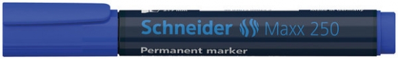 Schneider Permanentmarker 250 Keilspitze 2-7mm, blau