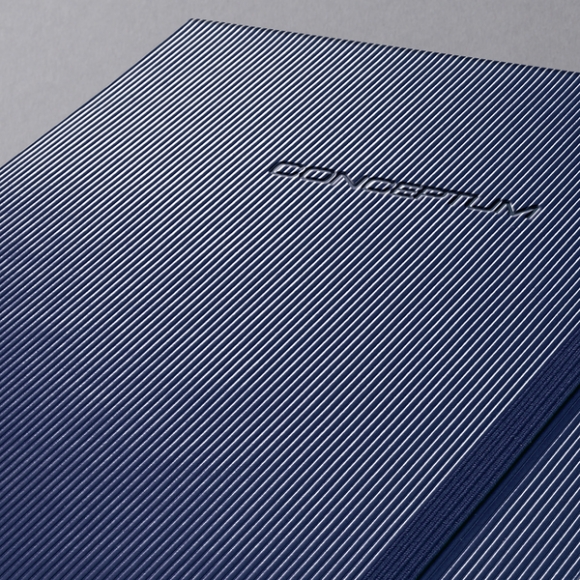 Notizbuch Conceptum, 80g, Hardcover midnight blue, liniert, Stiftschlaufe