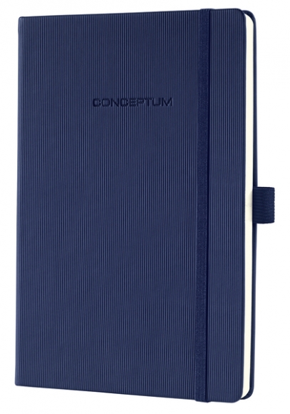 Notizbuch Conceptum, 80g, Hardcover midnight blue, liniert, Stiftschlaufe