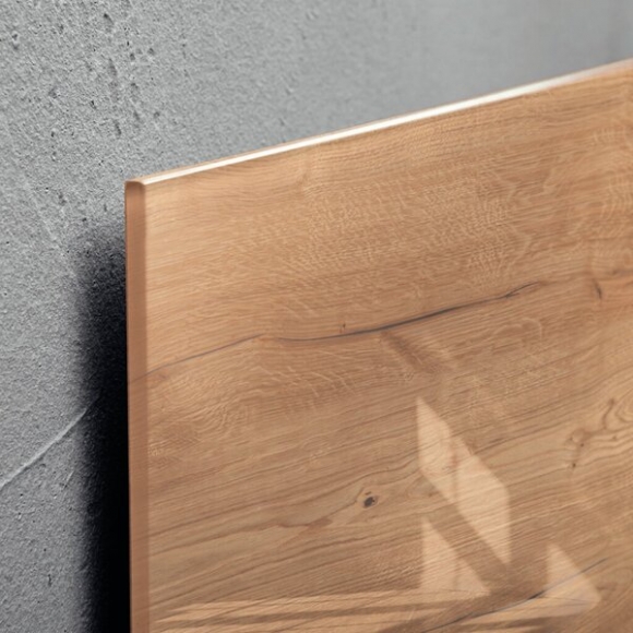 Glas-Magnetboard Artverum, Design- Natural Wood , inkl. extra-starker