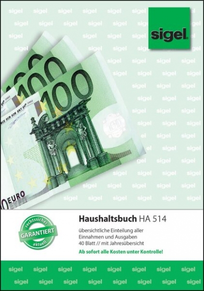 Haushaltsbuch A5, 40 Blatt,