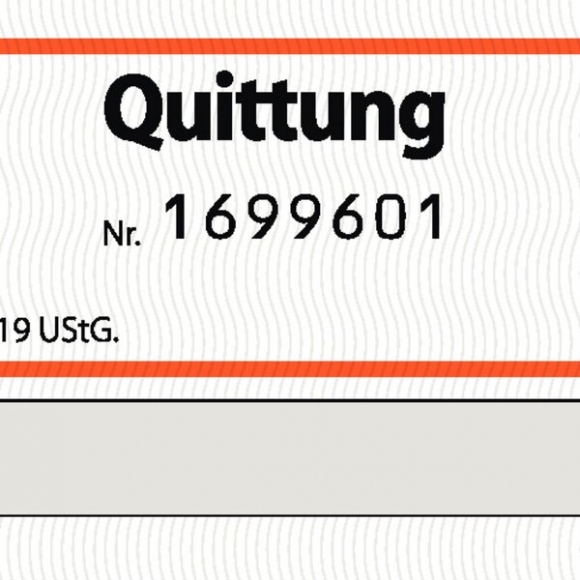 Quittung für Kleinunternehmer, A6 quer, SD, 2 x 30 Blatt,