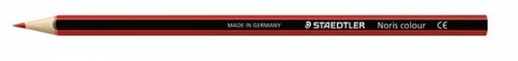Farbstift Noris colour, rot, Strichsärke: 3mm, hohe Bruch-