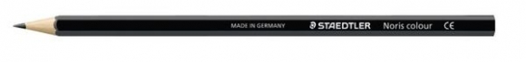 Farbstift Noris colour, schwarz, Strichsärke: 3mm, hohe Bruch-