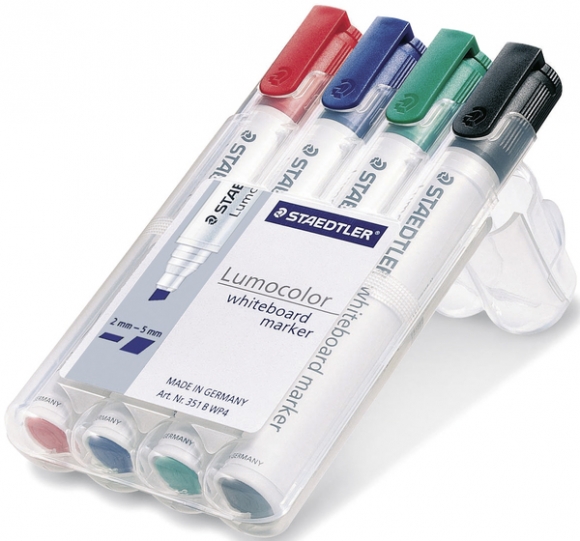 Whiteboard Marker Keilspitze 2-5 mm, sortiert