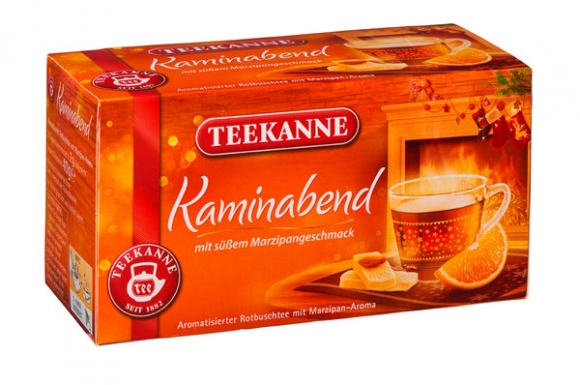 Tee Kaminabend, mit süßem Marzipan- geschmack