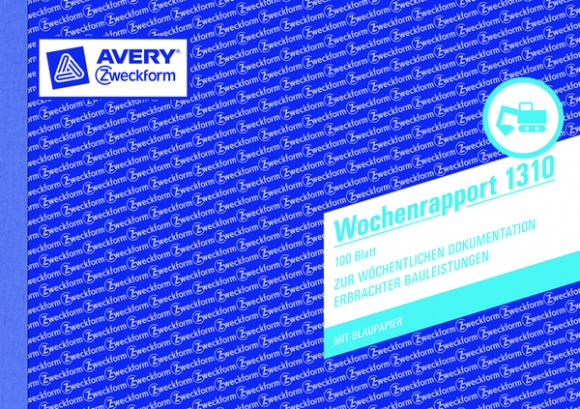 Wochenrapport A5 quer MP 100 Blatt