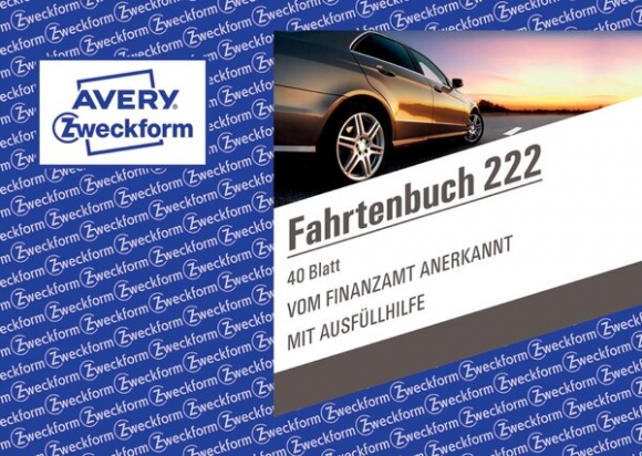 Fahrtenbuch A6 quer 40 Blatt mit km-Nachweis