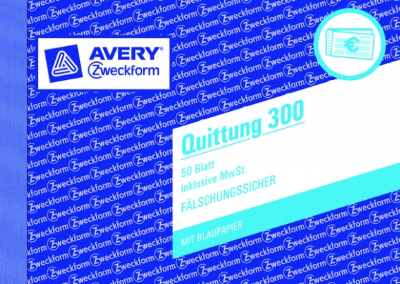 Quittung A6 quer, MP, 50 Blatt