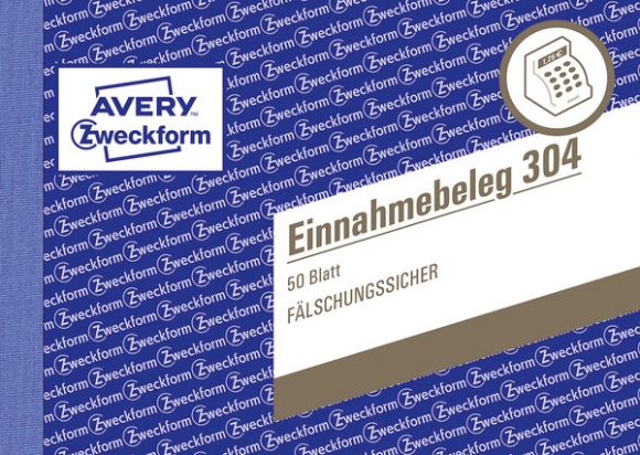 Einnahmebeleg A6, MP, 50Blatt, grün