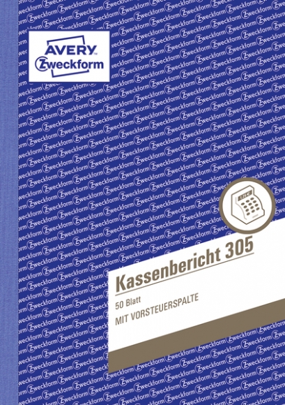 Kassenbericht A5, MP, 50Blatt