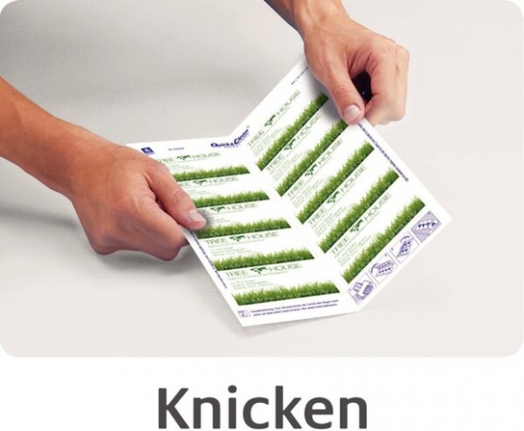 Visitenkarten 200g, Quick u. Clean, 85x54 mm, unbeschichtet, weiß