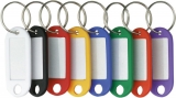 Schlüsselanhänger, sortiert, mit beschriftbaren Etiketten