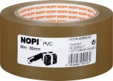Packband Nopi-Pack, 66m x 50mm, braun, PVC