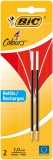 4-Farb-Kugelschreibermine rot 2er Blister, Strichstärke 0,4 mm