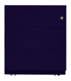 Rollcontainer Note geradliniges Design, blau