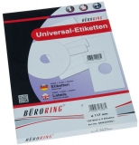 Büroring Etiketten, A4, CD Etiketten 117mm, weiß
