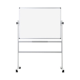 Whiteboard 120 x 120 cm mobil, drehbare Tafel, emalliert