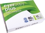 evercopy Recycling Papier A4 ws 80g Weiße 90 CIE f. Laser-, Inkjetdrucker