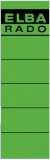 Rückenschild kurz/breit grün 59x190mm