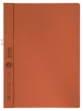 Klemmappen Manilakarton 250g/qm, A4, orange, für 10 Blatt