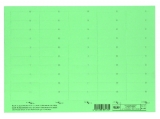 Beschriftungsschildchen f.Vertic 1 Hängeregistratur - grün