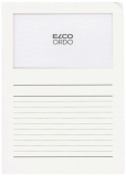 Organisationsmappe Ordo classico, weiß, m. Sichtfenster 180 x 100 mm