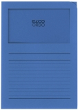 Organisationsmappe Ordo classico, königsblau, m. Sichtfenster 180 x 100 mm
