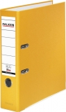 Ordner PP-Color A4 80mm gelb mit Eisteckschild