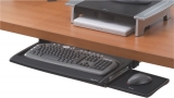 Verstellbare Tastaturschublade mit Mausablage. Montage in drei Höhen