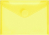 PP-Umschlag A6quer gelb transparent