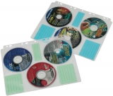 A4 CD-R Folienhüllen abheftbar 3 CDes je Folie mit Indexkarten