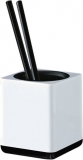 Stifteköcher HAN i-Line weiß/schwarz hochglänzend, 79x79x95mm